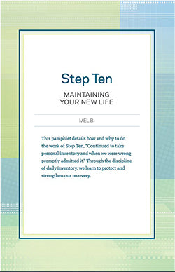 1262 Step 10: Maintaining Your New Life