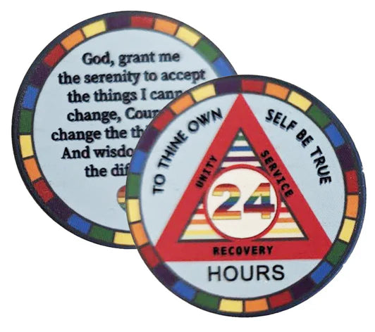 Rainbow Monthly Poker Chip