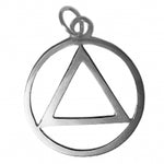 AA Circle & Triangle Sterling Silver - Pendant