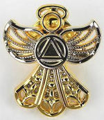 Angel Symbol Lapel Pin
