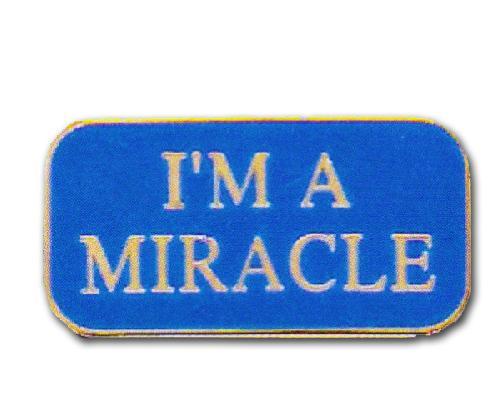 Lapel Pin Miracle Blue