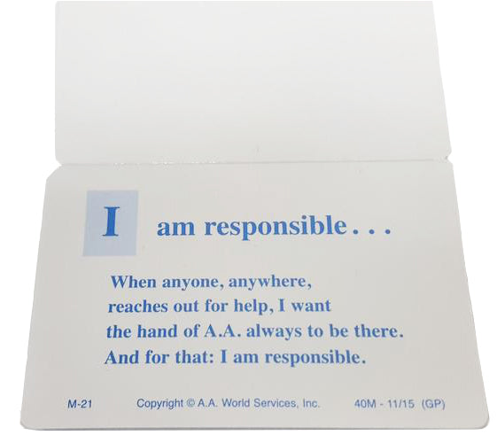 M21 - Responsibility Card