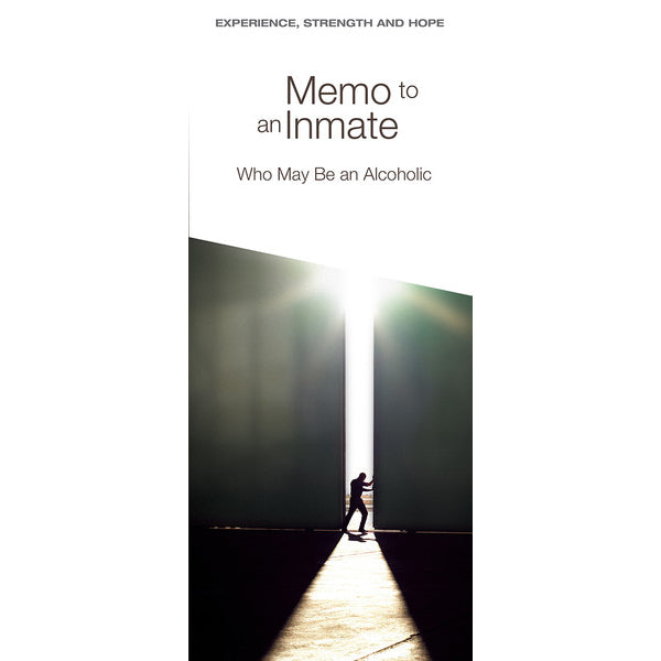 P9 - Memo to an Inmate Who May Be An Alcoholic