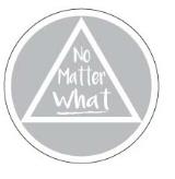 Sticker - Circle & Triangle - No Matter What