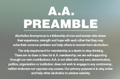 M10 - AA Preamble Placard