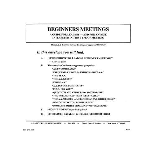 M1 - Guide for Leading Beginner Meetings