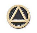 Lapel Pin Circle Triangle