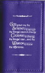 BC09 - Purple - 12&12 Cover w/ Serenity Prayer
