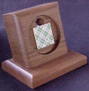 WB08 - Single Coin Holder - Wood
